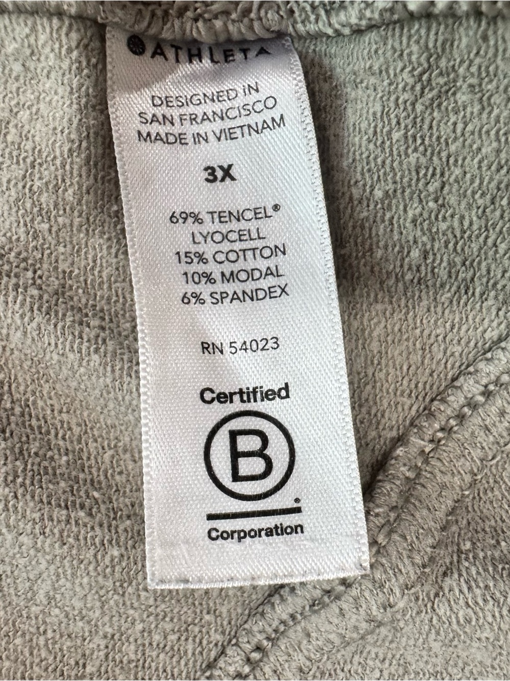 Athleta Balance Jogger Light Gray Drawstring 3X Athleisure Sleep Workout Cozy - Picture 8 of 9